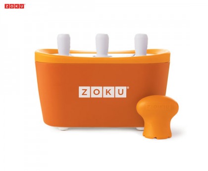 【1件包邮】Zoku 迷你冰棒雪糕机 3支装 橙色
